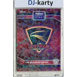 2024/25 Goal Cards Maxa liga 1. série #C-03 LHK Jestřábi Prostějov Club Logo Parallel xx/15