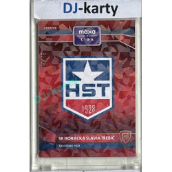 2024/25 Goal Cards Maxa liga 1. série #C-05 SK Horácká Slavia Třebíč Club Logo Parallel xx/15