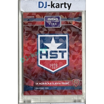 2024/25 Goal Cards Maxa liga 1. série #C-05 SK Horácká Slavia Třebíč Club Logo Parallel xx/15