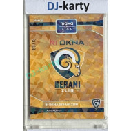 2024/25 Goal Cards Maxa liga 1. série #C-06 Berani Zlín Club Logo Parallel xx/15