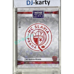 2024/25 Goal Cards Maxa liga 1. série #C-09 HC Slavia Praha Club Logo Parallel xx/15