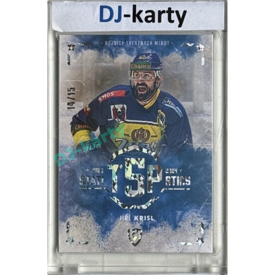 2024/25 Goal Cards Maxa liga 1. série #TOP-09 Jiří Krisl Statistic Parallel xx/15