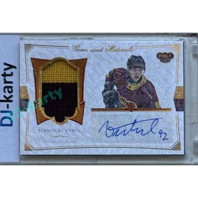2024/25 Goal Cards Maxa liga 1. série #S-21 Stanislav Vrhel Game Used Material Signature 01/10