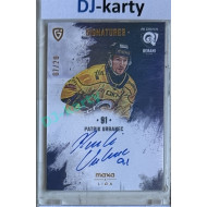 2024/25 Goal Cards Maxa liga 1. série #S-ZL2 Patrik Urbanec Signatures xx/20