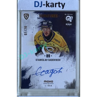 2024/25 Goal Cards Maxa liga 1. série #S-ZL3 Stanislav Sadovikov Signatures xx/20