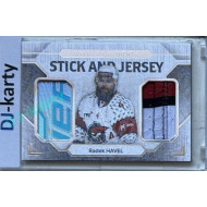 2024/25 Goal Cards Maxa liga 1. série #SJ-27 Radek Havel Stick & Jersey 1/5