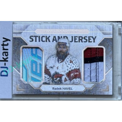 2024/25 Goal Cards Maxa liga 1. série #SJ-27 Radek Havel Stick & Jersey 1/5
