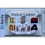 2024/25 Goal Cards Maxa liga 1. série #SJ-26 Marek Berka Stick & Jersey 1/5