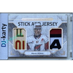 2024/25 Goal Cards Maxa liga 1. série #SJ-26 Marek Berka Stick & Jersey 1/5