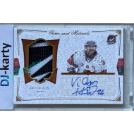 2024/25 Goal Cards Maxa liga 1. série #S-37 Viktor Hübl Game Used Material Signature 01/10