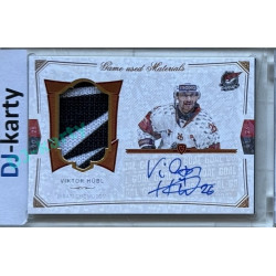 2024/25 Goal Cards Maxa liga 1. série #S-37 Viktor Hübl Game Used Material Signature 01/10
