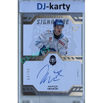 2024/25 Sportzoo ELH 2. serie #SL1-MN Martin Nemčík Authentic Signature Level 1 xx/99