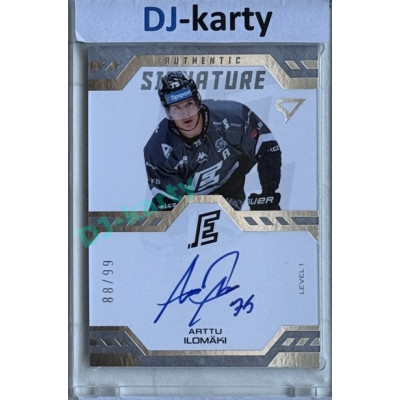 2024/25 Sportzoo ELH 2. serie #SL1-AI Arttu Ilomäki Authentic Signature Level 1 xx/99