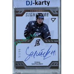 2024/25 Sportzoo ELH 2. serie #SL1-RS Robin Sapoušek Authentic Signature Level 1 xx/99