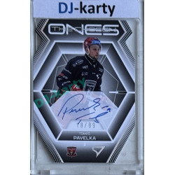 2024/25 Sportzoo ELH 2. serie #COS-TP Tomáš Pavelka The Chosen Ones Gold Die Cut Auto xx/89