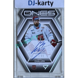 2024/25 Sportzoo ELH 2. serie #COS-MC Matěj Chalupa The Chosen Ones Gold Die Cut Auto xx/89