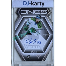2024/25 Sportzoo ELH 2. serie #COS-PC Petr Čajka The Chosen Ones Gold Die Cut Auto xx/89