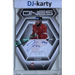 2024/25 Sportzoo ELH 2. serie #COS-SK Silvester Kusko The Chosen Ones Gold Die Cut Auto xx/89