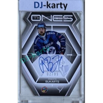 2024/25 Sportzoo ELH 2. serie #COS-RB Roberts Bukarts The Chosen Ones Gold Die Cut Auto xx/89