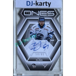 2024/25 Sportzoo ELH 2. serie #COS-KK Kelly Klíma The Chosen Ones Gold Die Cut Auto xx/89