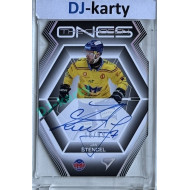2024/25 Sportzoo ELH 2. serie #COS-JS Jan Štencel The Chosen Ones Gold Die Cut Auto xx/89