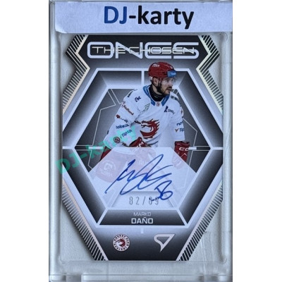 2024/25 Sportzoo ELH 2. serie #COS-MD Marko Daňo The Chosen Ones Gold Die Cut Auto xx/89