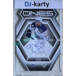 2024/25 Sportzoo ELH 2. serie #COS-JF Jakub Flek The Chosen Ones Gold Die Cut Auto xx/89