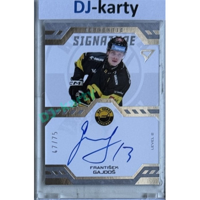 2024/25 Sportzoo ELH 2. serie #SL2-FG František Gajdoš Authentic Signature Level 2 xx/75