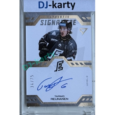2024/25 Sportzoo ELH 2. serie #SL2-TR Tarmo Reunanen Authentic Signature Level 2 xx/75