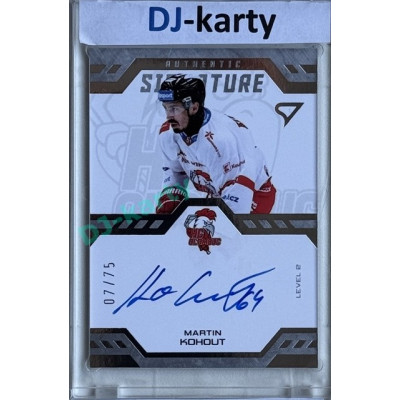 2024/25 Sportzoo ELH 2. serie #SL2-KO Martin Kohout Authentic Signature Level 2 xx/75