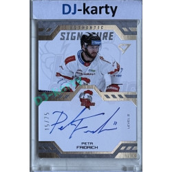 2024/25 Sportzoo ELH 2. serie #SL2-PF Petr Fridrich Authentic Signature Level 2 xx/75