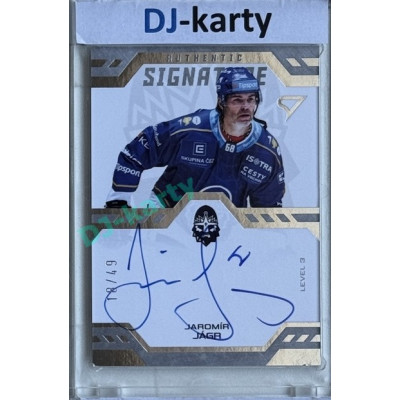 2024/25 Sportzoo ELH 2. serie #SL3-JA Jaromír Jágr Authentic Signature Level 3 39/49