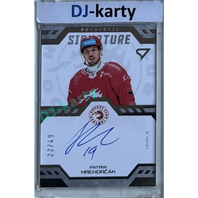 2024/25 Sportzoo ELH 2. serie #SL3-PH Patrik Hrehorčák Authentic Signature Level 3 06/49
