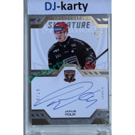 2024/25 Sportzoo ELH 2. serie #SL3-JP Jakub Pour Authentic Signature Level 3 29/49