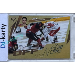 2024/25 Sportzoo ELH 2. serie #FOS-VC Viliam Čacho Face-Off Auto xx/65