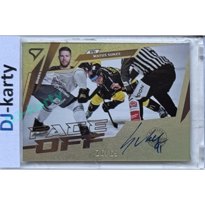 2024/25 Sportzoo ELH 2. serie #FOS-MS Matúš Sukel Face-Off Auto xx/65