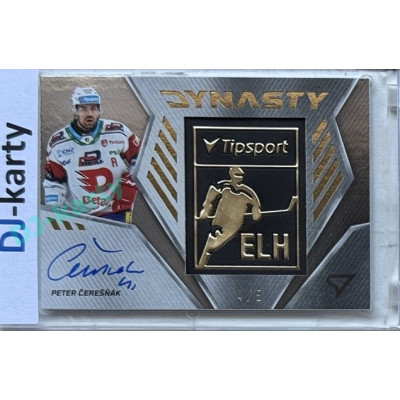 2024/25 Sportzoo ELH 2. serie #DYS-PC Peter Čerešňák Gold Logo Auto 4/5
