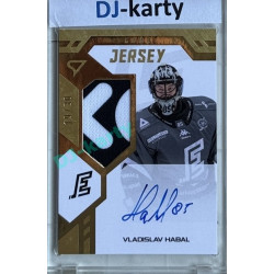 2024/25 Sportzoo ELH 2. serie #GJS-VH Vladislav Habal Game Jersey Auto 19/30