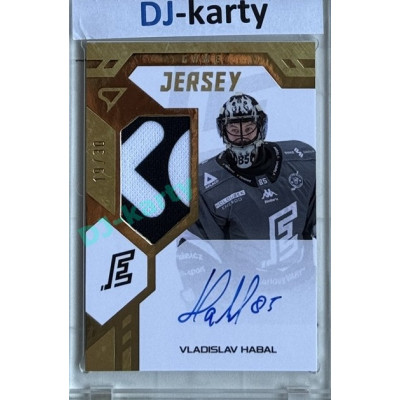 2024/25 Sportzoo ELH 2. serie #GJS-VH Vladislav Habal Game Jersey Auto 19/30