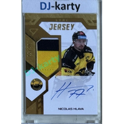 2024/25 Sportzoo ELH 2. serie #GJS-NH Nicolas Hlava Game Jersey Auto 25/30