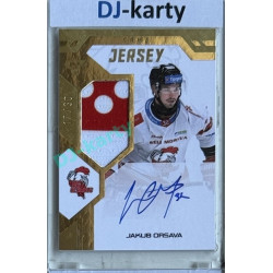 2024/25 Sportzoo ELH 2. serie #GJS-JO Jakub Orsava Game Jersey Auto 17/30