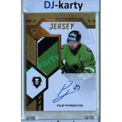 2024/25 Sportzoo ELH 2. serie #GJS-FP Filip Pyrochta Game Jersey Auto 23/30