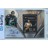 2024/25 Sportzoo ELH 2. serie #DYS-OB Ondřej Beránek Dynasty Copper Logo Auto 02/25