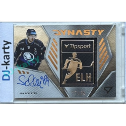 2024/25 Sportzoo ELH 2. serie #DYS-SC Jan Schleiss Dynasty Copper Logo Auto 17/25