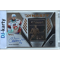 2024/25 Sportzoo ELH 2. serie #DYS-PC Peter Čerešňák Dynasty Copper Logo Auto 10/25
