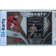 2024/25 Sportzoo ELH 2. serie #DY-01 Jakub Jeřábek Dynasty Silver Logo 10/35