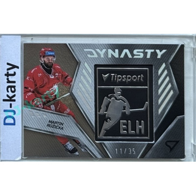 2024/25 Sportzoo ELH 2. serie #DY-03 Martin Růžička Dynasty Silver Logo 27/35