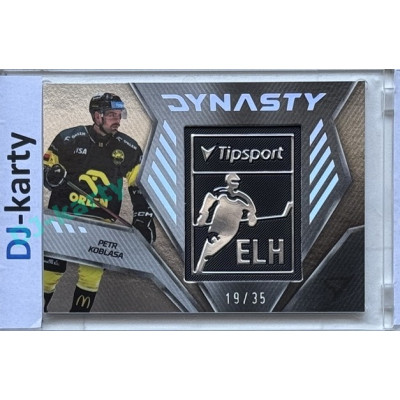 2024/25 Sportzoo ELH 2. serie #DY-10 Petr Koblasa Dynasty Silver Logo 19/35