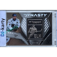 2024/25 Sportzoo ELH 2. serie #DY-30 Jakub Lev Dynasty Silver Logo 31/35