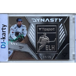 2024/25 Sportzoo ELH 2. serie #DY-30 Jakub Lev Dynasty Silver Logo 31/35